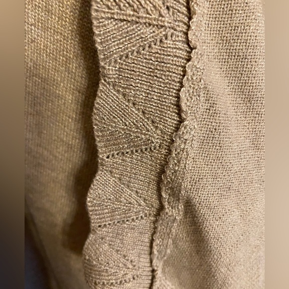 ☘️3/$15☘️ Verve Ami Brown Waterfall Cardigan NWT Size Small - Picture 2 of 7